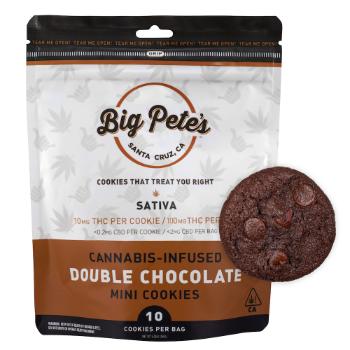 A photograph of Big Pete's Double Chocolate 10pk Sativa 100mg