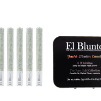 A photograph of El Blunto Hash Jointito .5g Indica Yacht Master Punch 6pk 3g 16ct