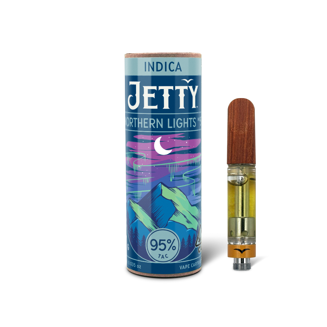 A photograph of Jetty Cartridge 0.5g Northern Lights #5