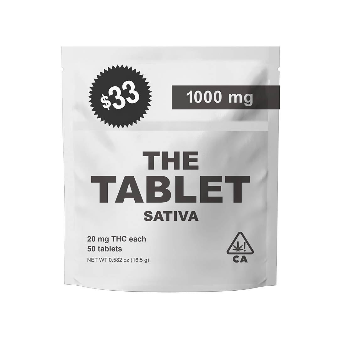 A photograph of The Tablet 20mg Sativa $33