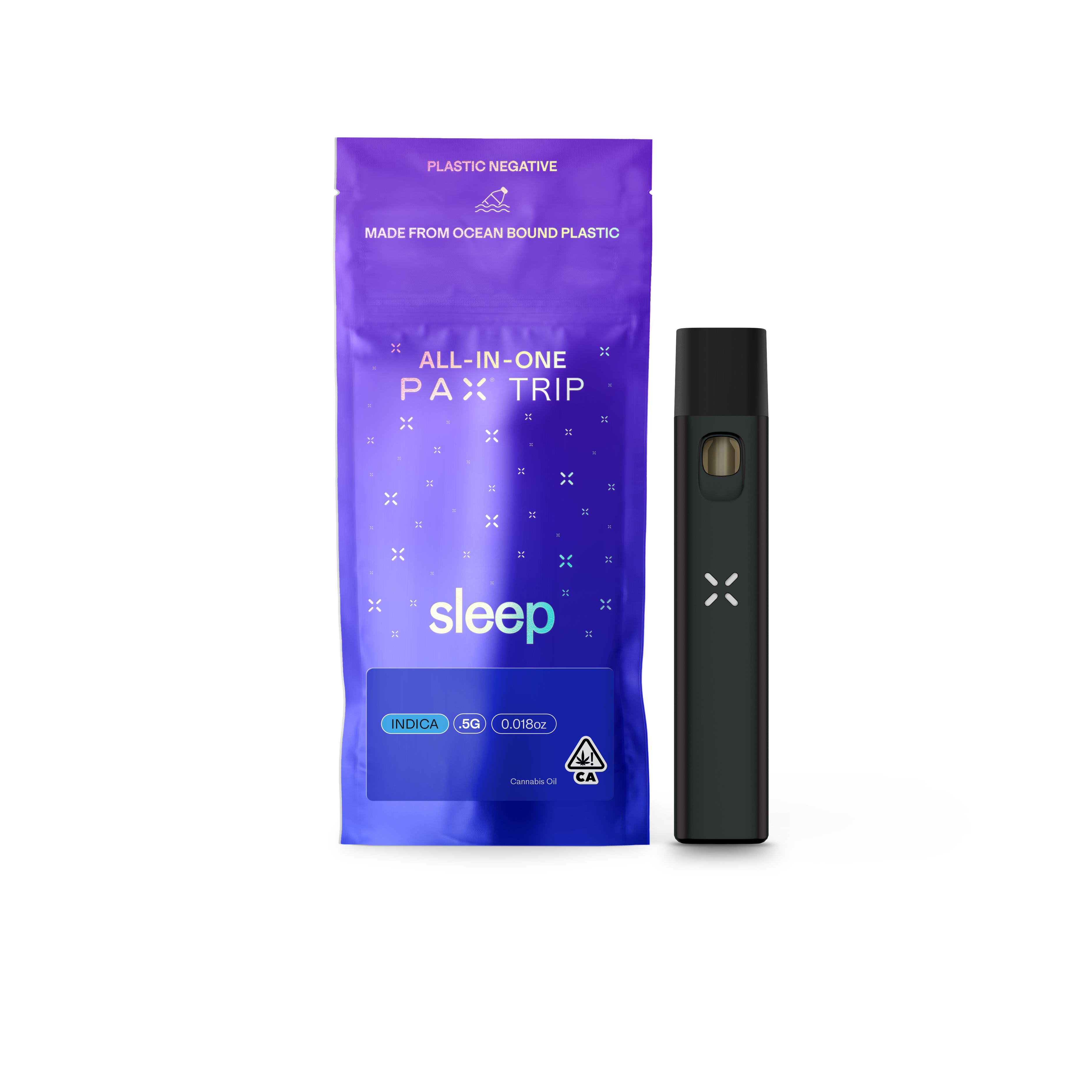 A photograph of PAX Trip All-In-One Effects .5g CBD Sleep