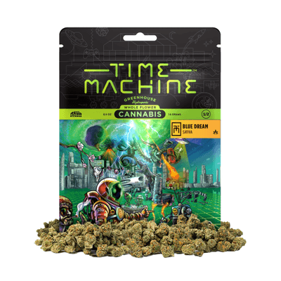 Time Machine Flower 14g Sativa Blue Dream 8ct