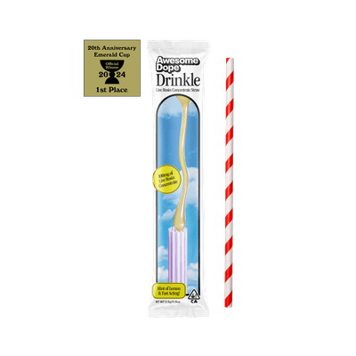Awesome Dope Edible Rosin Concentrate Straw 100mg Sativa