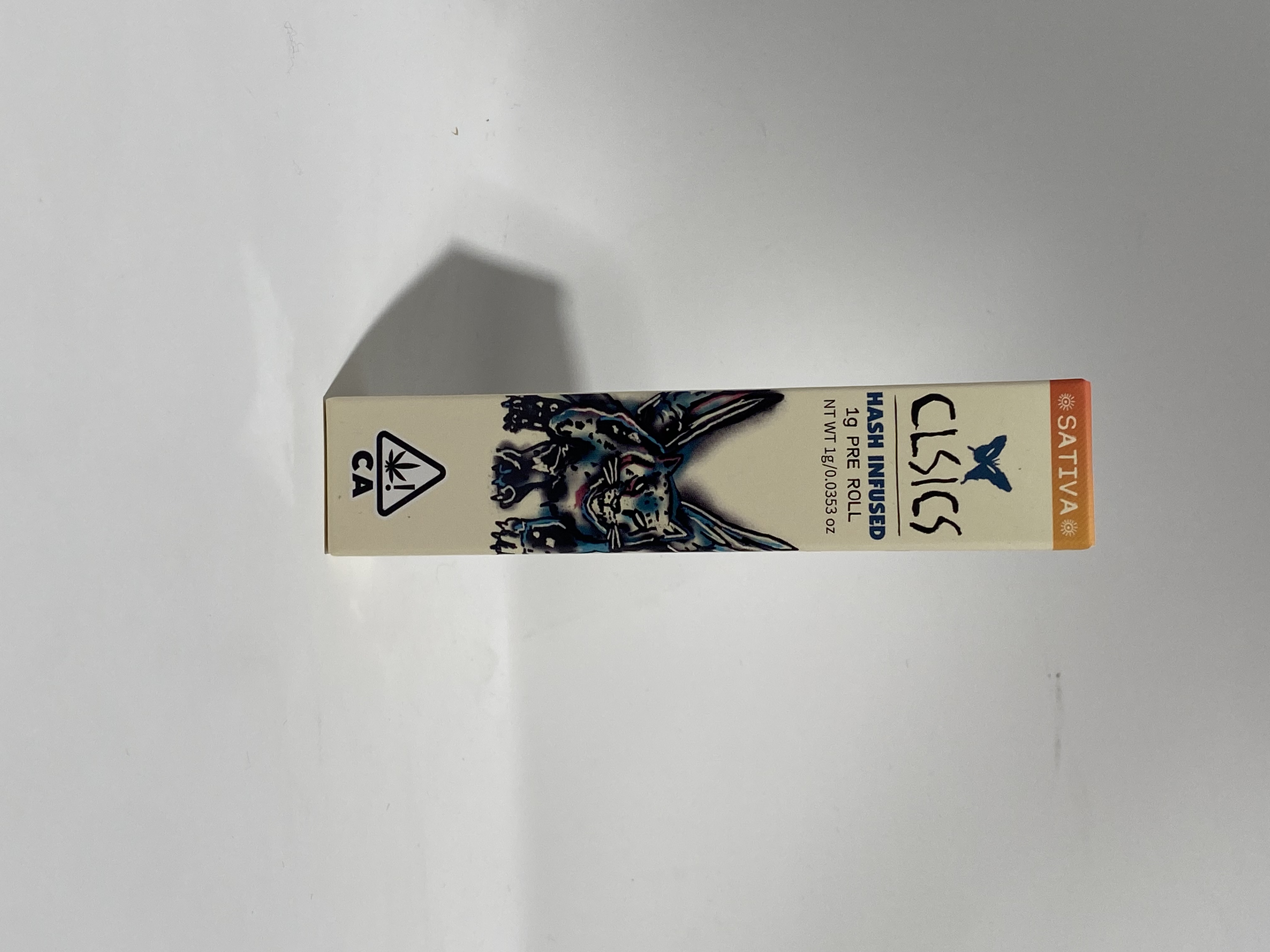 A photograph of CLSICS Hash Preroll 1g Sativa Pacific Cooler