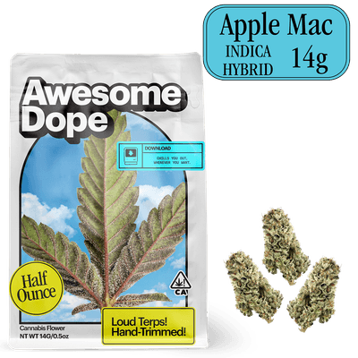 Awesome Dope Smalls Flower 14g Indica Hybrid Apple Mac