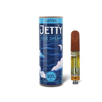 A photograph of Jetty Cartridge 1g Blue Dream
