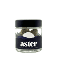 A photograph of Aster Flower 3.5g Indica Papaya Bomb