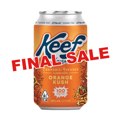 Keef 100mg Orange Kush Xtreme Classic Soda FINAL SALE DISCOUNT