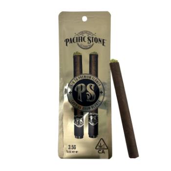 A photograph of Pacific Stone Blunt 1.75g Sativa Starberry Cough 2-Pack 3.5g