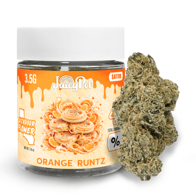 JuicyPot Flower 3.5g Sativa Orange Runtz