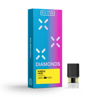 A photograph of PAX Diamonds Pod 1g Sativa Purple Haze