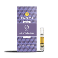 A photograph of Timeless Cartridge Rest 1g Indica Alien Technology