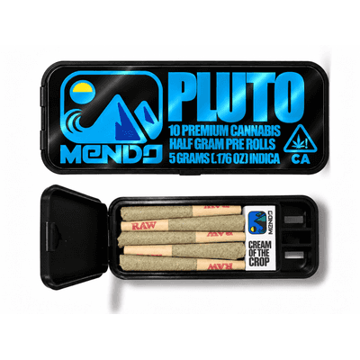 Mendo Preroll 0.5g Indica Pluto 10pk 5.0g