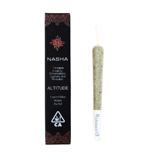 A photograph of Nasha Preroll Altitude Key Lime Jack/Banana OG