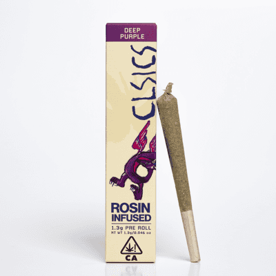 CLSICS Rosin Preroll 1.3g Indica Deep Purple