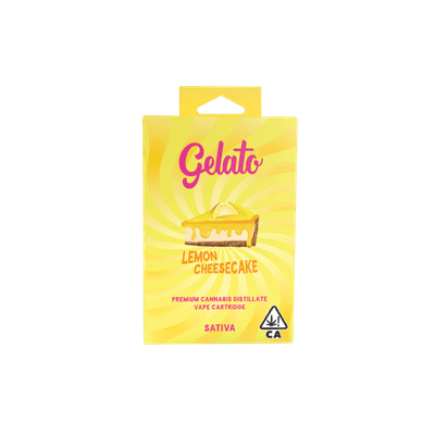 Gelato Flavors Cartridge 1g Sativa Lemon Cheesecake 10pk