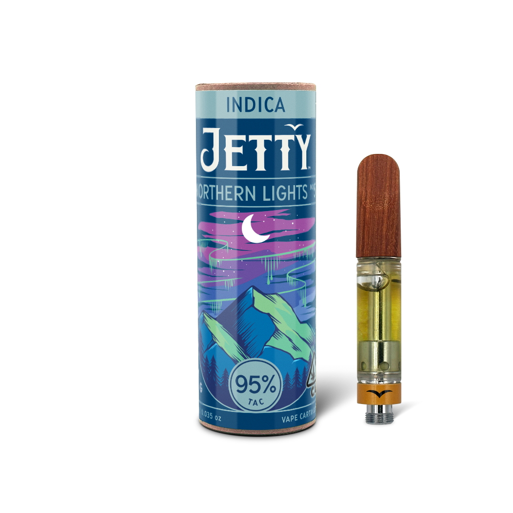 A photograph of Jetty Cartridge High THC 0.5g Northern Lights #5