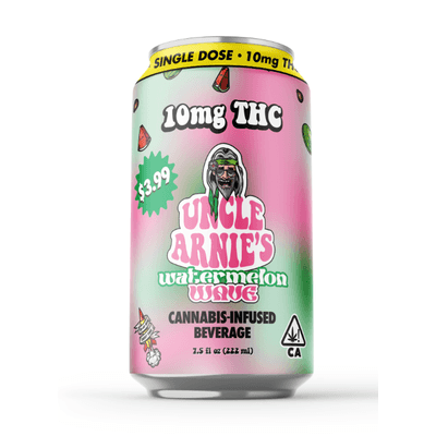 Uncle Arnie's Beverage 7.5oz Watermelon Wave 10mg 12pk