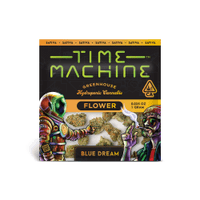 A photograph of Time Machine Flower 1.0g Sativa Blue Dream