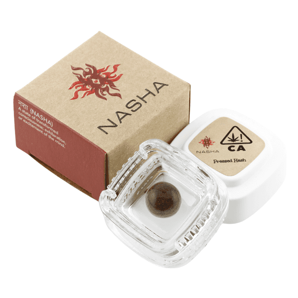 A photograph of Nasha Red Pressed 1.2g Hybrid Animal Mintz