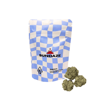 Sundaze Flower 3.5g Indica Bubblegum Gelato