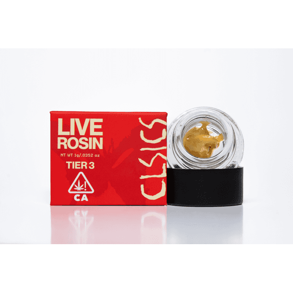 A photograph of CLSICS Tier 3 Live Rosin 1g Hybrid Mule Fuel