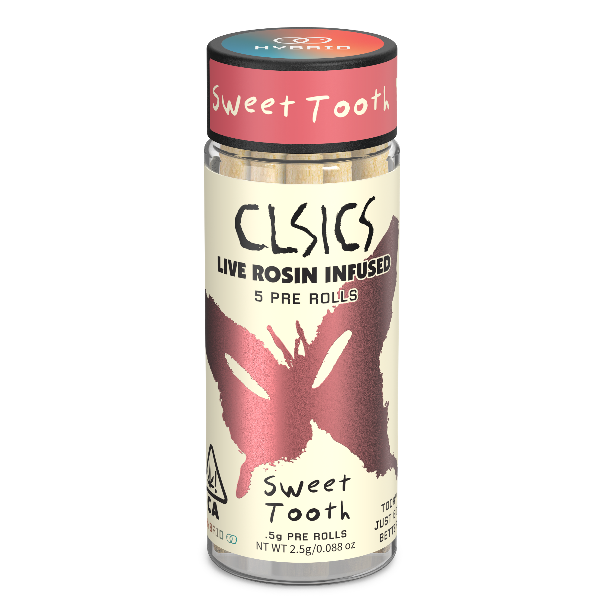 Clsics Rosin Preroll Pk Hybrid Sweet Tooth Kiva Customer Portal