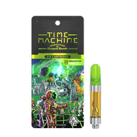 A photograph of Time Machine Cartridge 1g Hybrid Cannaloupe Kush