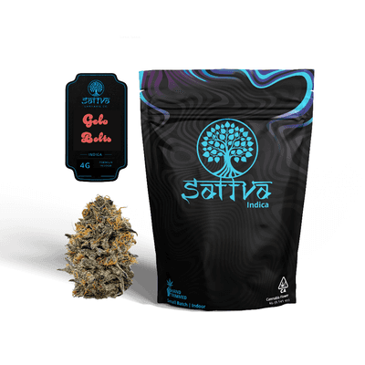Sattva Cannabis Flower 4g Indica Gelo Belts