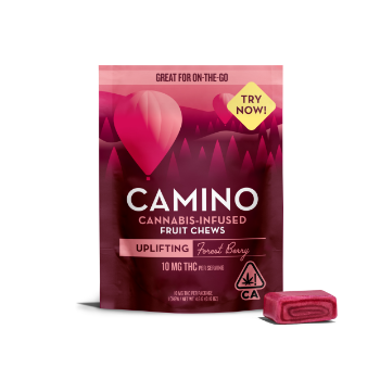 A photograph of Trial Packs Camino Chews Forest Berry