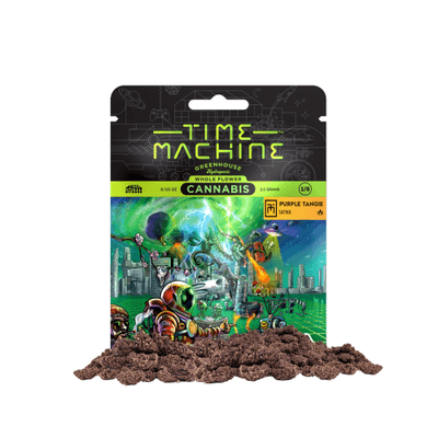 Time Machine Flower 3.5g Sativa Purple Tangie 16ct