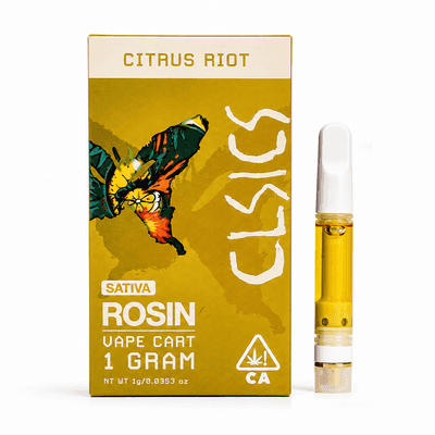 CLSICS Live Rosin Cartridge 1g Sativa Citrus Riot