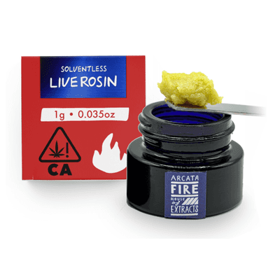 Arcata Fire T1 100% Live Rosin Cold Cure Concentrate 1g Indica Blueberry Jam