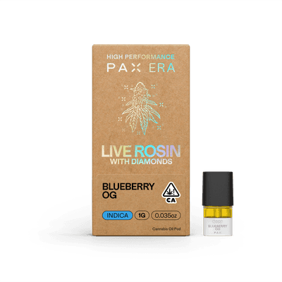 PAX Live Rosin Pod 1g Indica Blueberry OG
