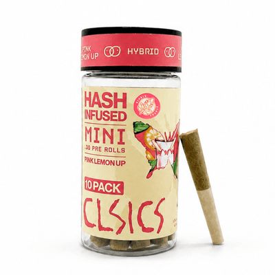 CLSICS Hash Preroll 10pk Hybrid Pink Lemon Up