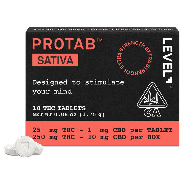 A photograph of Level Protab Sativa