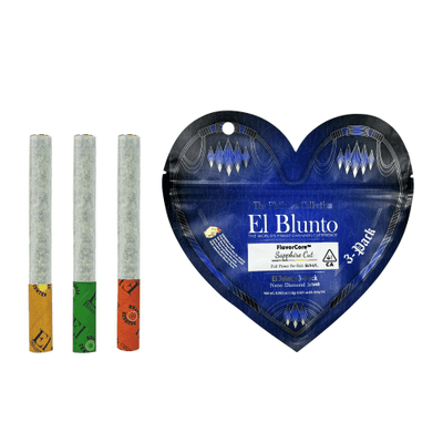 El Blunto Platinum Jointo Variety Pk .6g Diamond Infused Sapphire Cut 1.8g 3pk