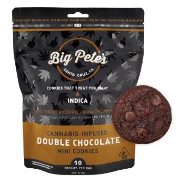 A photograph of Big Pete's Double Chocolate 10pk Indica 100mg