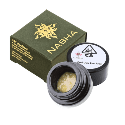 Nasha Cold Cure Live Rosin 1g Indica G Tank