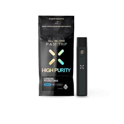 PAX Trip All-In-One High Purity THC 1g Indica London Pound Cake