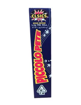 A photograph of CLSICS Rosin Preroll 1.3g Hybrid Picolo Pete