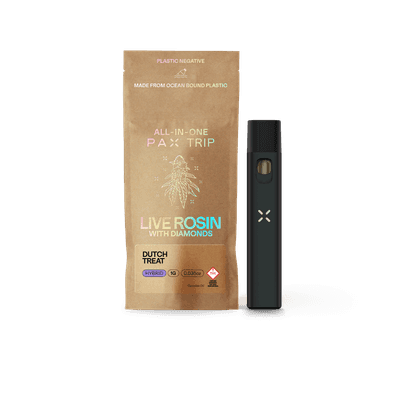 PAX Trip All-In-One Live Rosin with Diamonds 1g Hybrid Dutch Treat