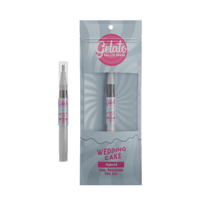 Gelato Baller Brush Wedding Cake