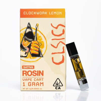 CLSICS Live Rosin Cartridge 1g Sativa Clockwork Lemon