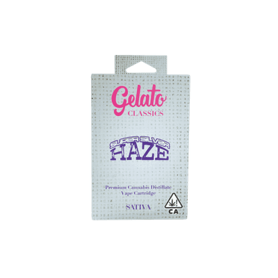 Gelato Classics Cartridge 1g Sativa Super Silver Haze 10pk