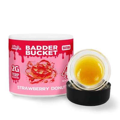 JuicyPot Badder Bucket 2G Sativa Strawberry Donut