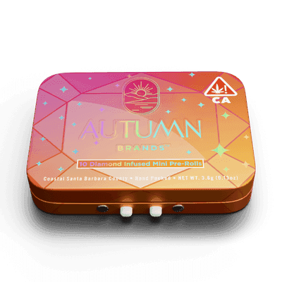 Autumn Brands Diamond Infused Mini Preroll 10pk Hybrid Cooked 10ct