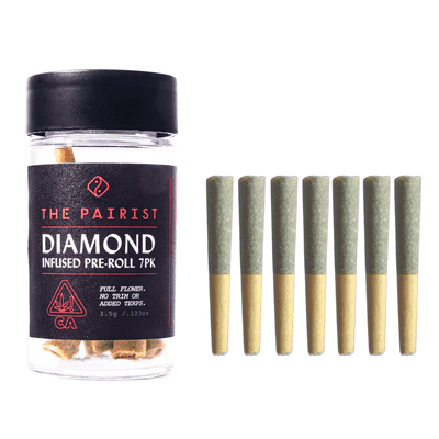 The Pairist Diamond Infused Preroll 0.5g Hybrid Blue Runtz 7pk 3.5g