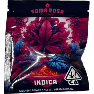Soma Rosa Flower 1g Indica Collins Ave