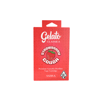 Gelato Classics Cartridge 1g Sativa Strawberry Cough 10pk